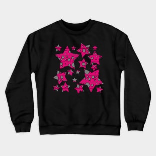 Modern Polka Dots - Royal Crewneck Sweatshirt